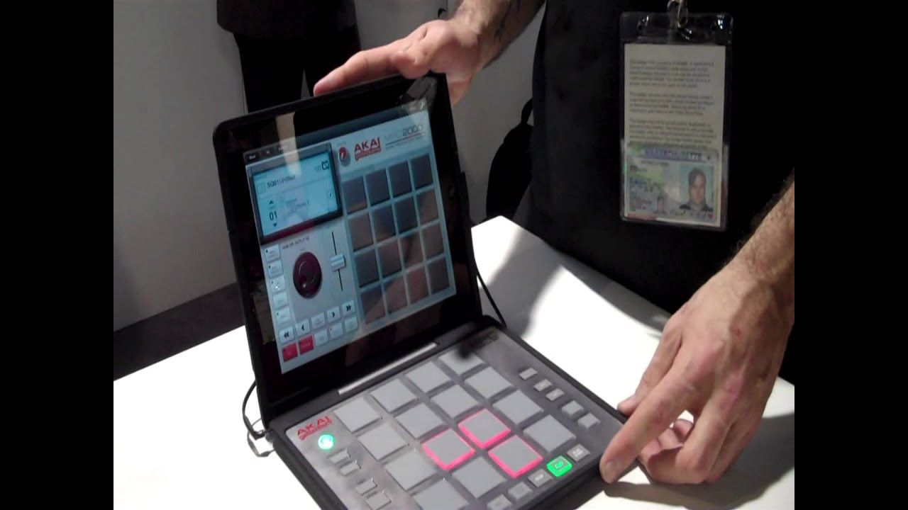NAMM 2012 Akai MPC-FLY iPad Digital Production Station Rundown Video ...