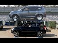 Mitsubishi Outlander II AWC vs Suzuki Grand Vitara - 4x4 test on rollers