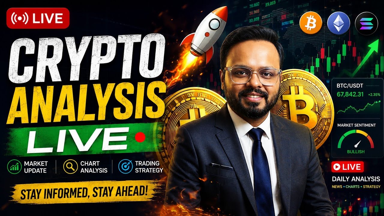 Live Crypto Trading 🔴 BTC ETH Gold Silver Live Analysis | আজকের Market ...