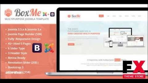 Preview BoxMe - Responsive Multipurpose Joomla Template TFor