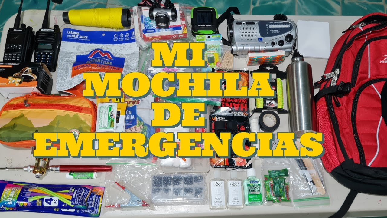 Mi mochila de emergencias