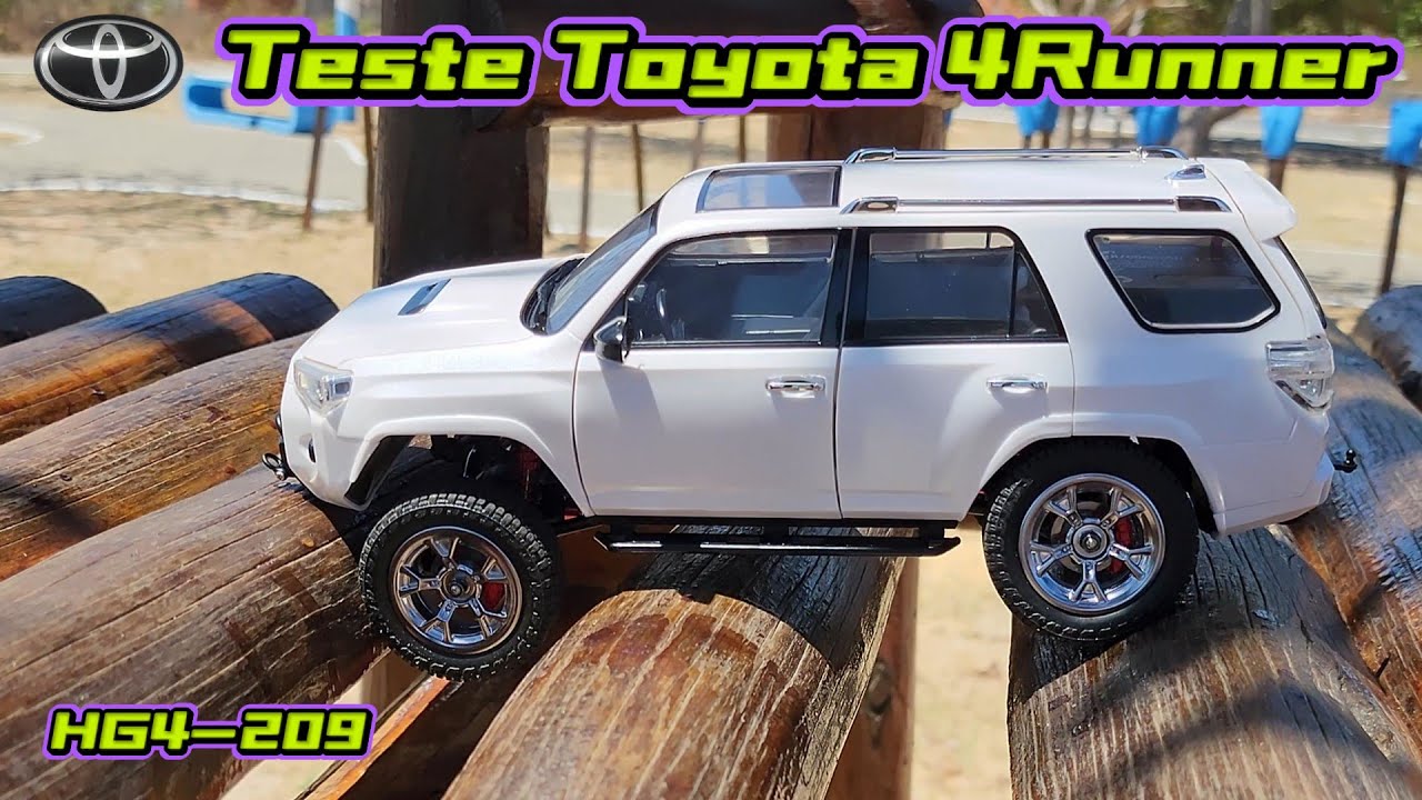 Testing Toyota 4runner HG4 209 RC Crawler 4x4 remote control - YouTube
