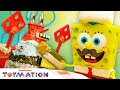 Robot Mr. Krabs Tries to Steal SECRET FORMULA From @SpongeBob SquarePants Official! | Toymation