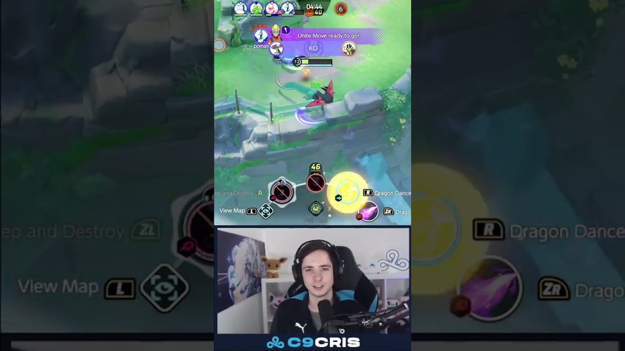 Dragon Dance Dragapult is hilarious | Pokemon Unite 