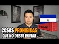 Lista completa de lo que se puede y no se puede enviar en un contenedor 🇸🇻