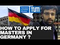 How to apply for Masters in Germany | Data Science TUM