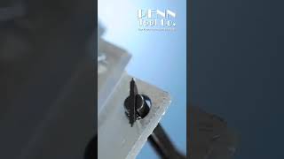 Useful tool for deburring both back and front sides of holes