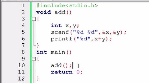 User-defined functions in C Programming