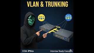 CCNA VLAN &amp; Trunking Explained | Interview &amp; Exam Ready