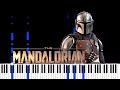 Star Wars - The Mandalorian Main Theme Song | Piano Tutorial