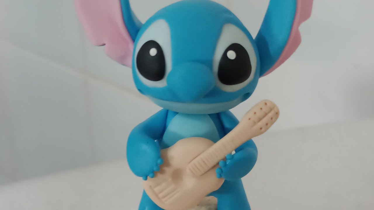 Stitch em biscuit - Parte1 - Materiais, cabeça, olhos, boca e corpo