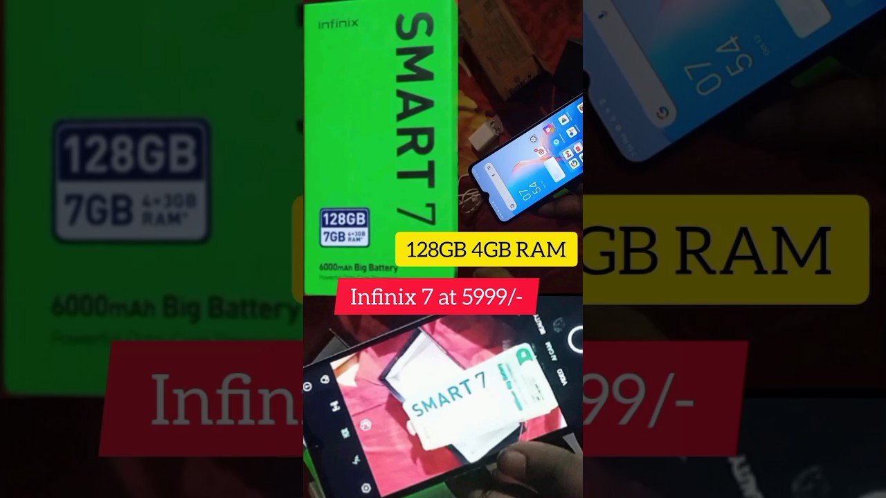 128gb Ram 7Gb phone under 6k 