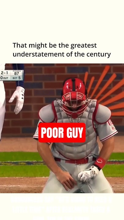 Throwback to when Realmuto took a foul to the GROIN - YouTube