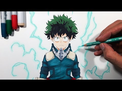 How to Draw Deku from My Hero Academia  Really Easy Drawing Tutorial