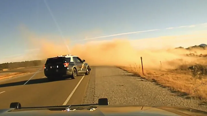 Video shows dramatic high-speed police chase, shoot out