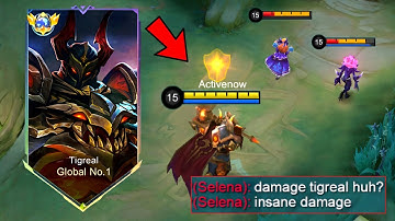 WTF DAMAGE…☠️ THIS TIGREAL BEST 1 HIT BUILD 2025 IS BROKEN!!(build and emblem revealed)