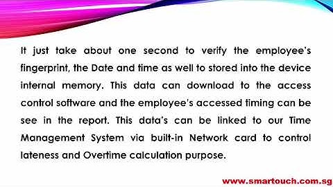 Access Control System : Fingerprint Access Control F18 Introduction (MIFARE, RFID, Touch N Go)
