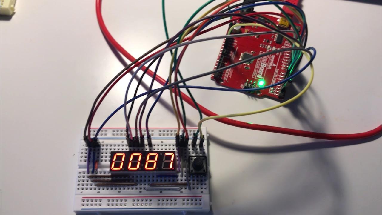 Arduino 4 Digit 7 Segment Countdown Timer - YouTube
