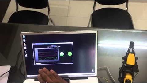 Robot controlled using LEAP Controller