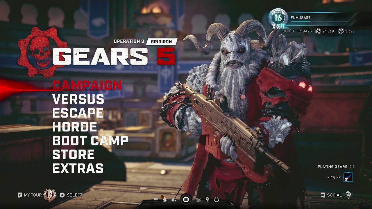 Gears of War 4: 5X XP This Weekend