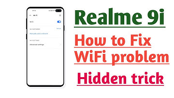 Realme 9i How to Fix WiFi problem Hidden trick