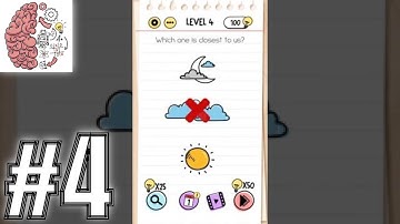 Brain Test Level 4 Which one is closest to us? Gameplay Solution Walkthrough