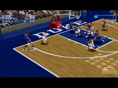 NCAA March Madness 2001 Gameplay Exhibition Match (PS1,PSX)