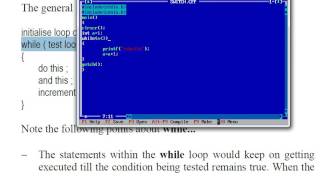 Loop: while loop in C language (with practical)