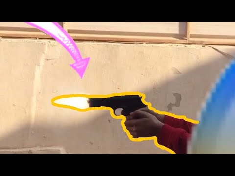 كيف تسوي مونتاج رمي الرصاص مثل الافلام 