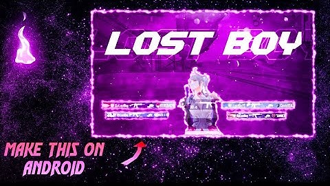 HOW TO MAKE THUMBNAIL LIKE LOST BOY⚡|EASY ⚡