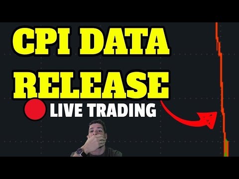 🔴CPI INFLATION DATA | WILL THE STOCK MARKET CRASH? | LIVE TRADING SPY QQQ TSLA