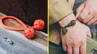 Micro Monkey's Fist Begleri Bracelet Skilltoy 🐒 | Paracord Pocket Toy!