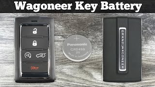 2022 - 2024 jeep grand wagoneer key fob battery replacement - how to change replace remote batteries