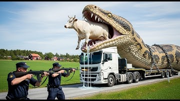 Lonely Cow vs Deadly Giant Python – A Heroic Real-Life Rescue