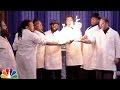 Science Expert Kevin Delaney Lights Jimmy Fallon and The Roots' Hands on Fire