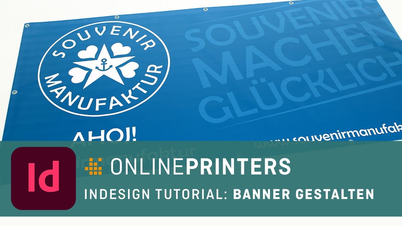 InDesign Tutorial Banner Design Banner Gestalten YouTube