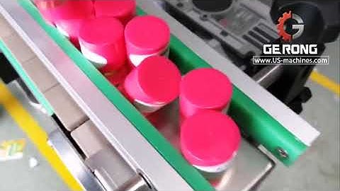 Bottle cap labeling machine cap spacing feeding high speed labeling machine