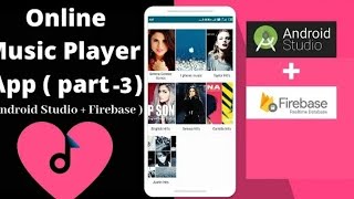 Online Music player App Firebase +Android Part3( Design song XML Files) screenshot 3