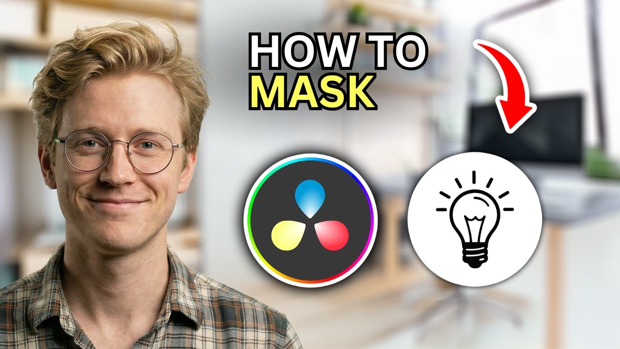 How to Mask in DaVinci Resolve - Step by Step 2026 - YouTube