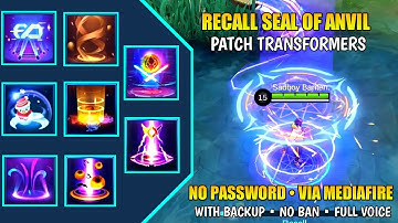 Script Recall Seal Of Anvil Full Sound No Password Patch Transformers