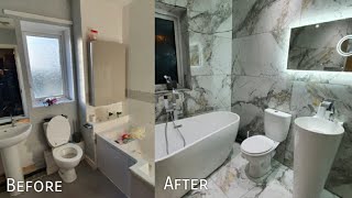Wife's Luxury Bathroom Completed (Before & After) 