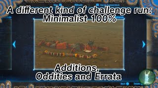 Minimalist 100% - Additions,  Oddities and Errata