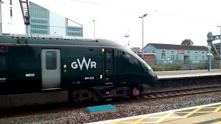 20190721 GWR class 802022 departs Slough for Bedwyn.