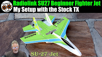 TinkerzLab RC Tech | My Setup with the Stock TX! Radiolink SU27 Beginner Jet with Gyro PNF/RTF!
