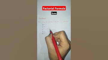 Factorial Formula #maths #mathematics #learning #factorial #education #video #viralvideo #shorts