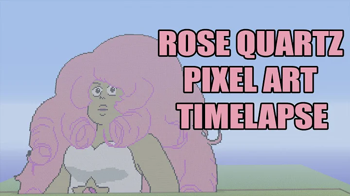 Minecraft Rose Quartz Pixel Art Timelapse (Steven Universe)