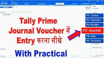 journal voucher in tally prime | tally journal voucher entry