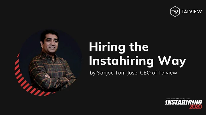 Hiring the Instahiring Way by Sanjoe Tom Jose | In...