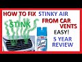 How to Fix Smelly Air From Car AC Vents - Lysol - Easy - Full Guide - 5 Year Review! - Remove Stink