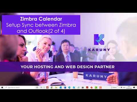 Zimbra Calendar Synchronization: Setup Sync between Zimbra and Outlook (2/4)